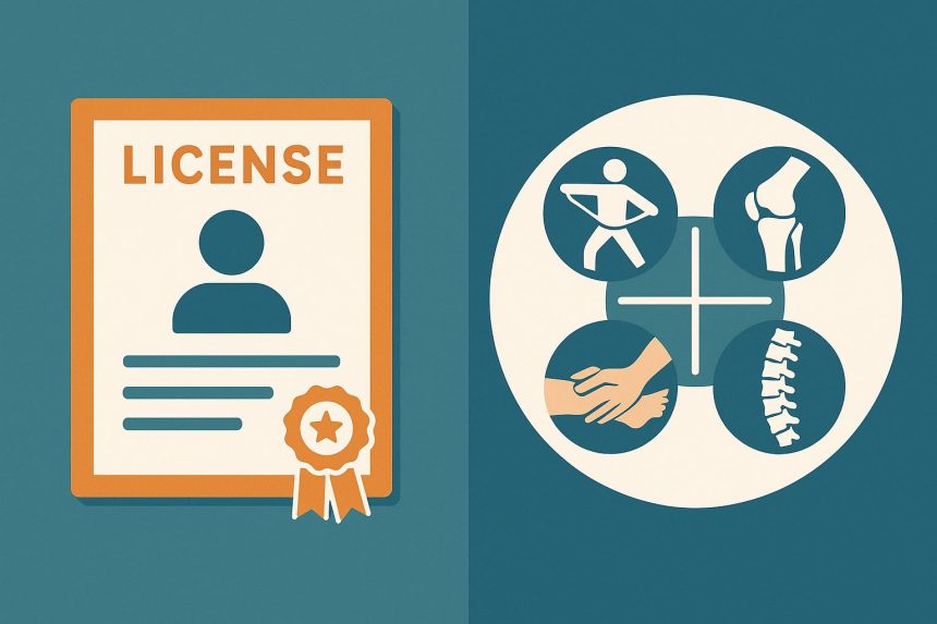 Physical therapist demonstrating advanced rehabilitation techniques in a specialized clinic setting