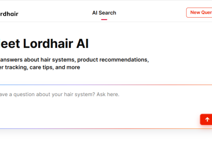 Image 1 of Lordhair Launches the Hair Industry's First AI Search for People with Hair System