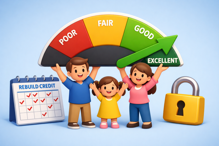 Image 1 of How to Rebuild Credit After Family Financial Setbacks