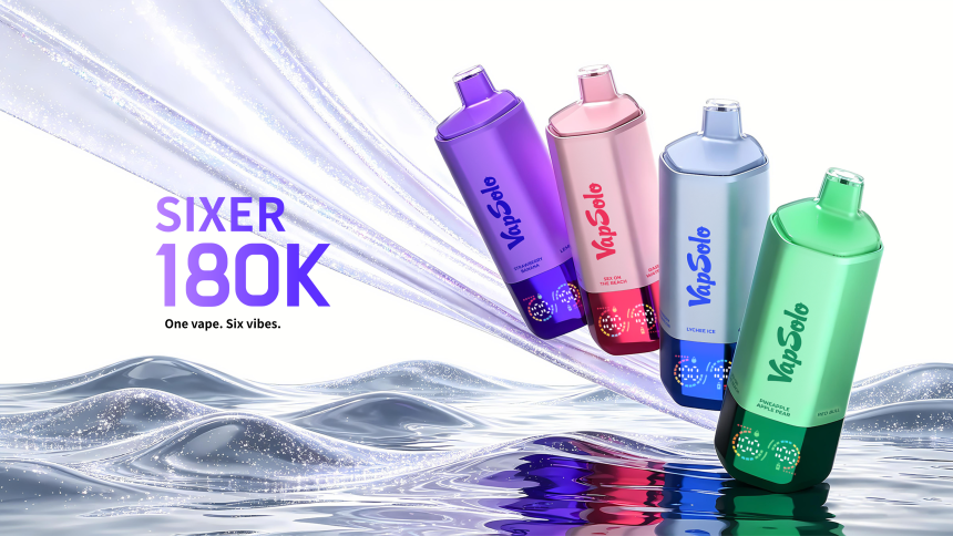VapSolo Introduces the SIXER 180K: A New Generation of Disposable E-Cigarettes with Multi-Flavor System and High Capacity