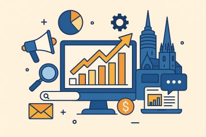 Get-Found digital marketing agency Birmingham office with growth-focused branding and logo