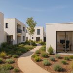 Modern housing complex in Portugal designed for remote work and sustainable living communities
