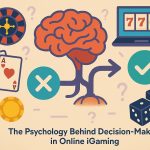 Colorful casino chips and playing cards illustrating online iGaming decision-making concepts