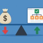 Graph comparing integration testing costs with savings from prevented software defects