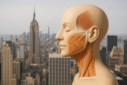 Surgeon performing deep plane facelift in New York clinic, showcasing advanced techniques