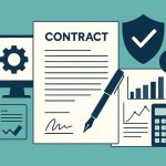 Legal contracts software dashboard displaying analytics for finance team accuracy improvement