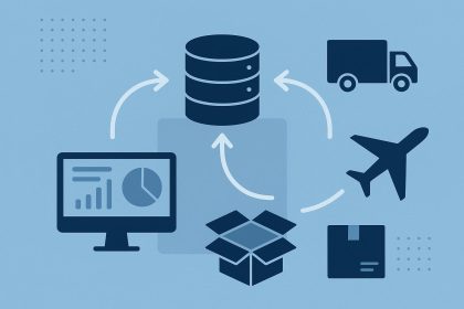 Centralized dashboard visualizing multi-carrier shipping data for streamlined logistics management