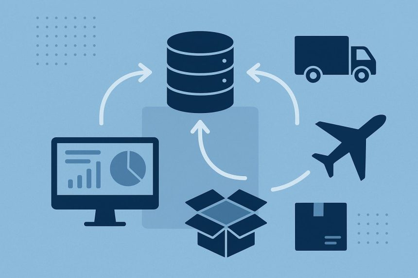 Centralized dashboard visualizing multi-carrier shipping data for streamlined logistics management