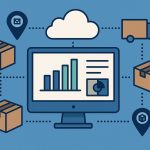 Dashboard visualizing centralized multi-carrier shipping data for strategic logistics decisions