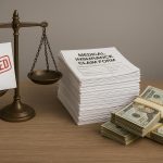 Hospital administrator reviewing insurance denial paperwork, highlighting appeal process challenges