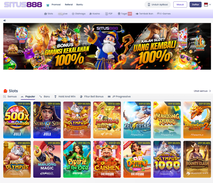 Image 1 of Situs888 Official Guide for Slot88 and 888 Slot Login