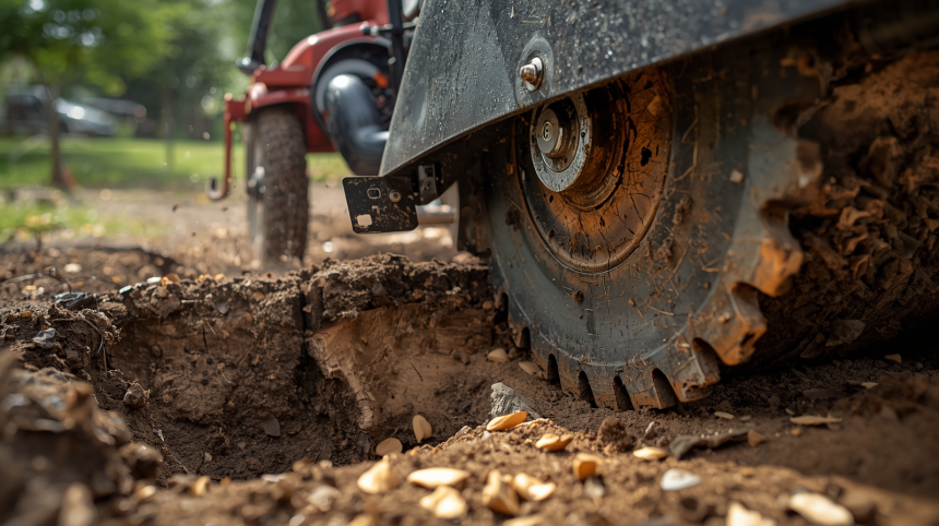 Image 1 of Why Your Stump Grinding Results Aren’t as Clean as They Should Be