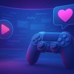 Futuristic gaming interface showcasing advanced interactive entertainment and player engagement
