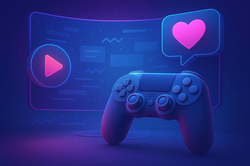 Futuristic gaming interface showcasing advanced interactive entertainment and player engagement