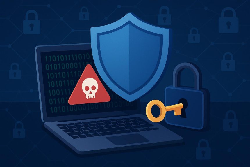 Cybersecurity professional conducting network penetration testing on digital infrastructure