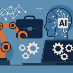 AI tools enhancing workforce development processes in a modern business management setting