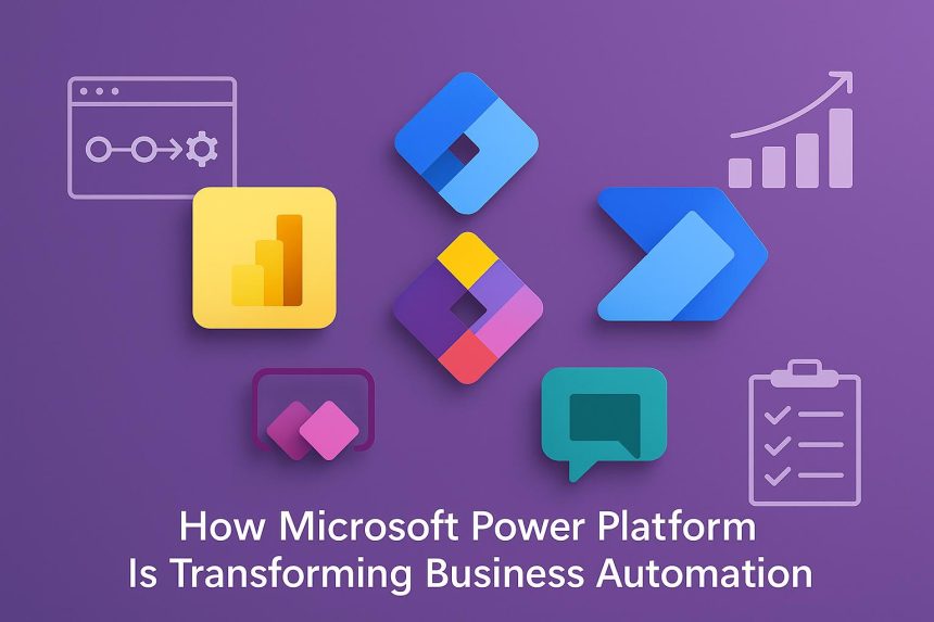 Microsoft Power Platform streamlining business automation with integrated digital tools
