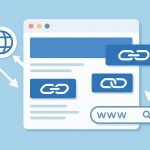 Website homepage with highlighted links representing key resources in the main article topic