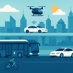 Electric buses and smart traffic systems improving sustainable urban transportation networks