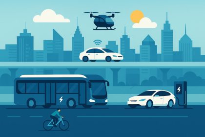 Electric buses and smart traffic systems improving sustainable urban transportation networks