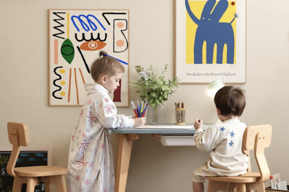 Image 1 of Boori Kids Interiors: Designing a Children's Study Space That Works and Looks Beautiful