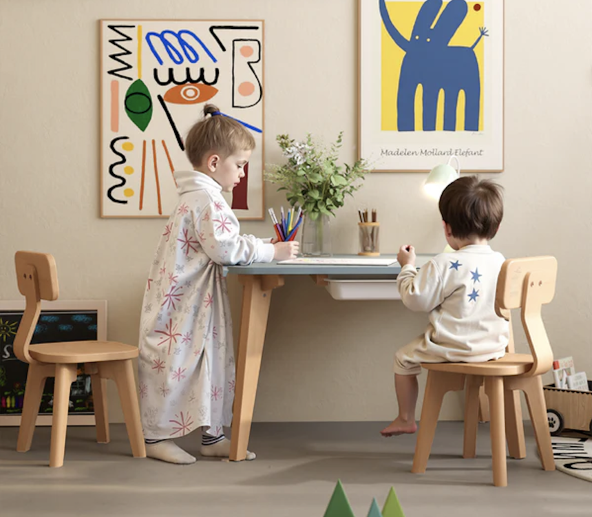 Image 1 of Boori Kids Interiors: Designing a Children's Study Space That Works and Looks Beautiful