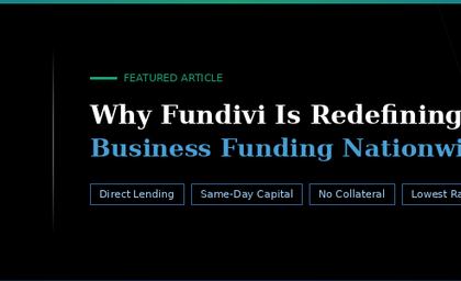 Image 1 of Fundivi, The Direct Lending Advantage Every Growing Business Deserves