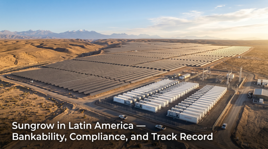Image 1 of Sungrow in Latin America: Inverter and Energy Storage Bankability, FEOC Landscape, and Utility-Scale Track Record
