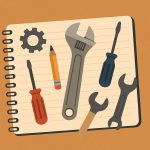 Multiskilled professional juggling diverse tasks in a modern office workspace