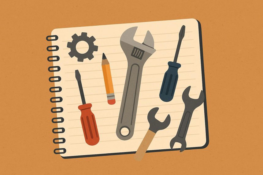 Multiskilled professional juggling diverse tasks in a modern office workspace