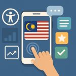 Mobile interface of Malaysia platform showing user-friendly features and accessible navigation