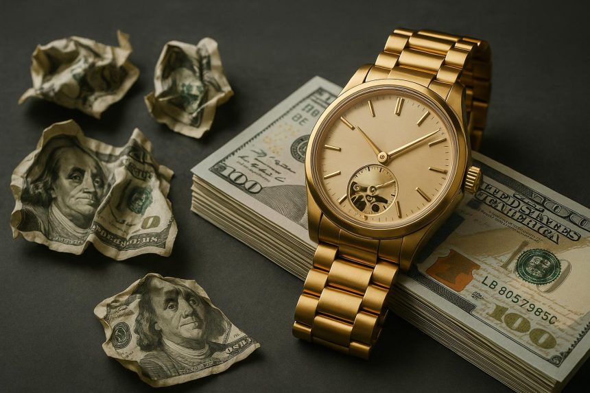 Luxury watches displayed in a New York showroom highlighting common selling mistakes