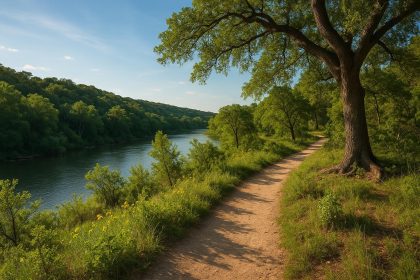 Scenic trails and lush green parks showcasing outdoor adventures in San Antonio nature spots