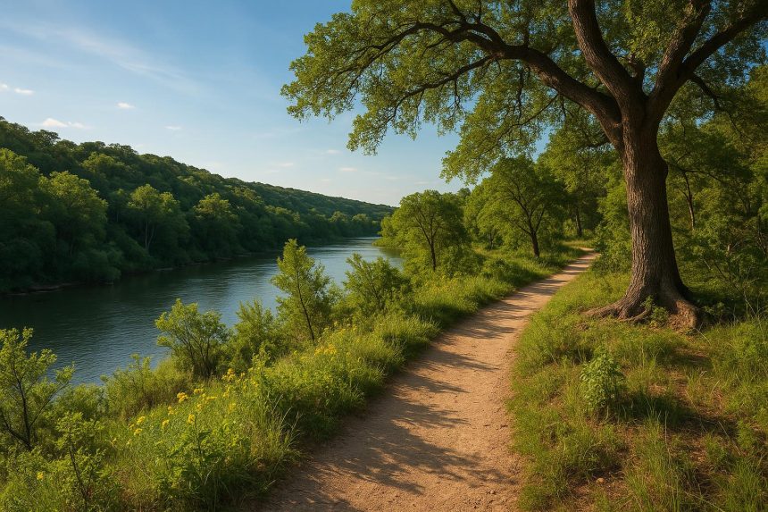 Scenic trails and lush green parks showcasing outdoor adventures in San Antonio nature spots