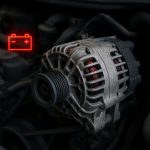 Car engine compartment highlighting alternator symptoms and signs of potential alternator failure