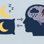 Disrupted sleep patterns illustrating the link between sleep disorders and mental health issues