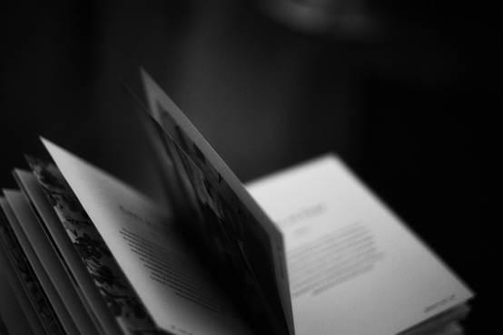 Black-and-white open book pages, illustrating recommended reading on how historical memory shapes contemporary Japan-Korea relations