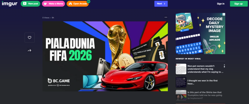 Image 1 of BC Game with Complete FIFA World Cup 2026 Odds