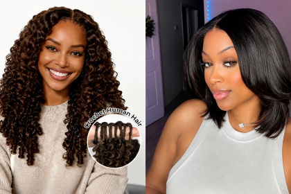 Image 1 of What to Look for When Buying OQ Hair Crochet Human Hair and Glueless Bob Wigs