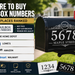 Image 1 of Where to Buy Mailbox Numbers: Top 5 Places Ranked for Quality, Customization, and Value