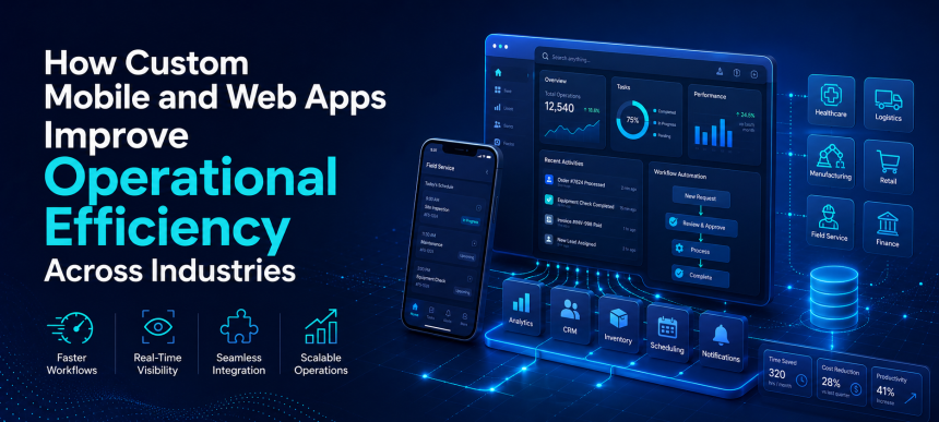 Image 1 of How Custom Mobile and Web Apps Improve Operational Efficiency Across Industries