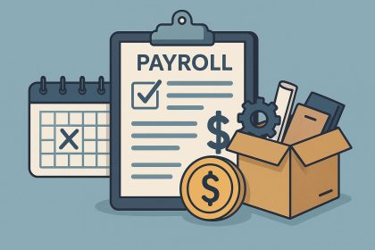 Payroll management process when employees exit a business, paperwork and financial documents