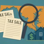 Maryland delinquent tax sale properties map highlighting investment opportunities