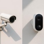 Vivint smart security camera actively detecting motion compared to standard recording camera