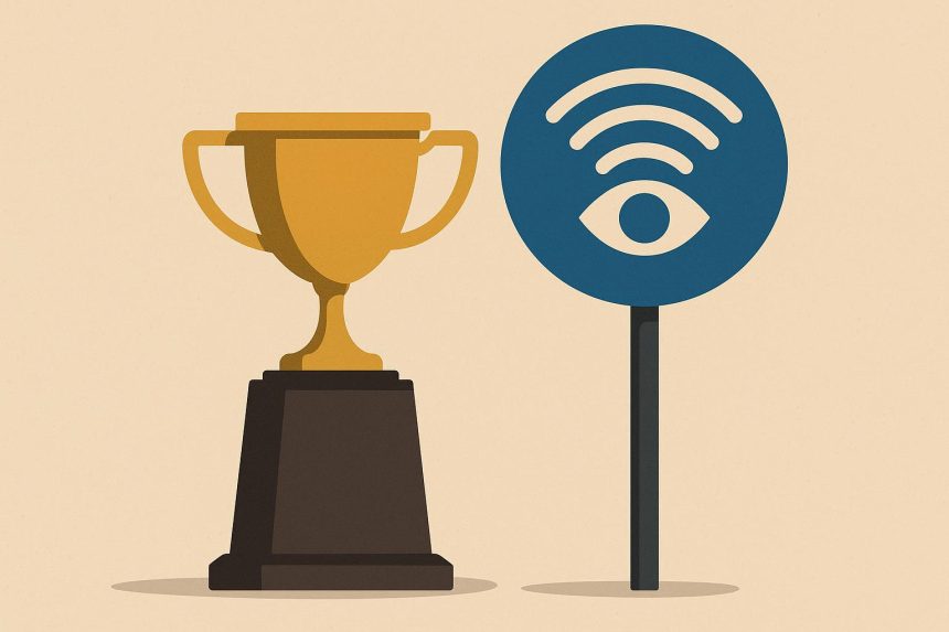 Illustration representing official recognition as a public signal in legal or social context