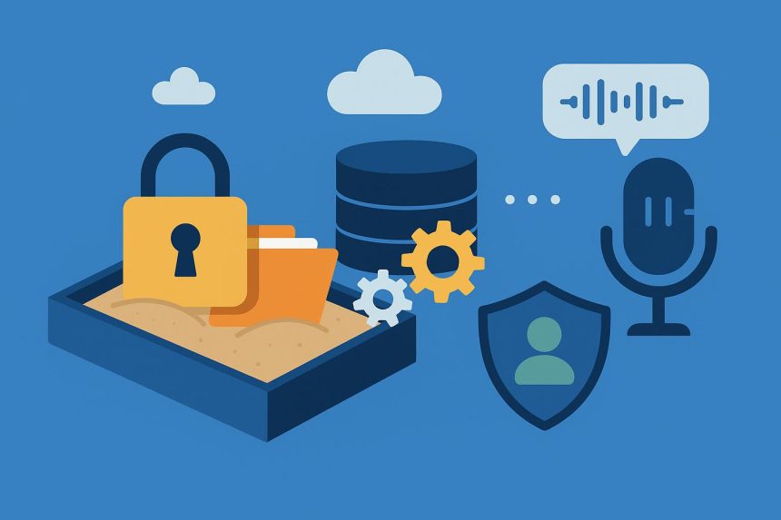 EdTech security with child privacy protection, OAuth integration, and voice recognition staging