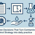 Sterile pharmaceutical facility illustrating GMP contamination-control strategy in daily operations