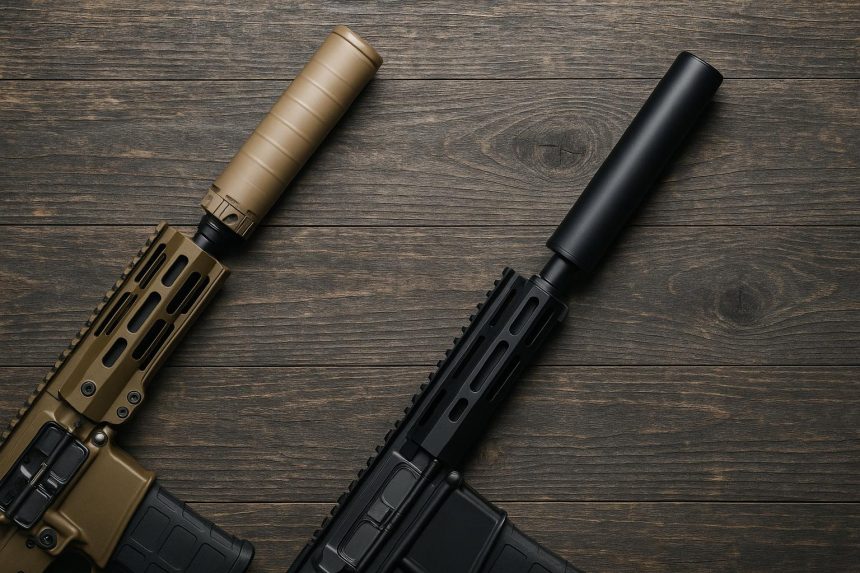 Versatile suppressor compared to dedicated suppressor on modern tactical firearms setup