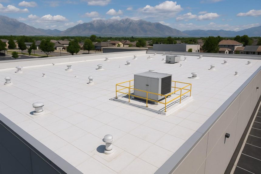 Commercial roof maintenance in West Jordan boosts business property protection and longevity