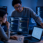 Image 1 of Custom Software Developers and DevOps. Why Deployment Strategy Matters